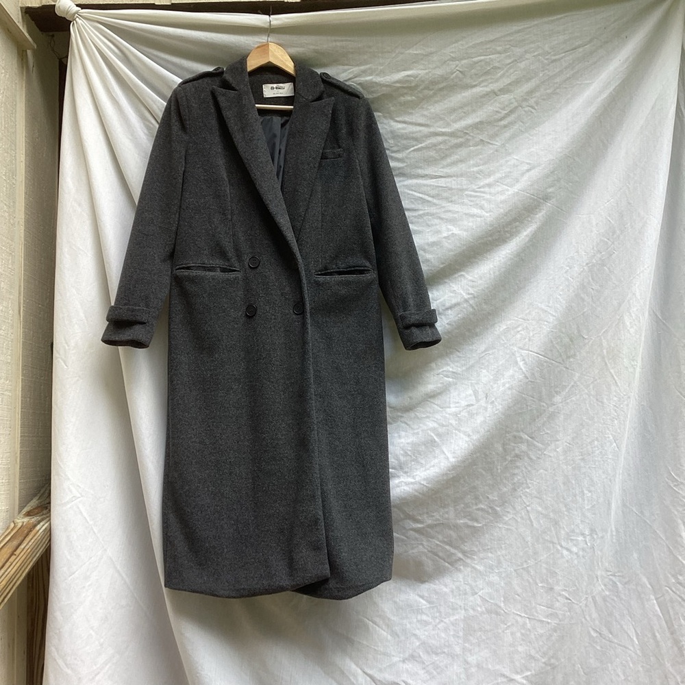 4th + Reckless Elegant Charcoal winter formal Coat, size XS